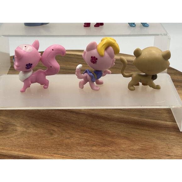 Littlest Pet Shop Hasbro Lot of 6 Mini LPS Animal Figures Cat Dog Walrus Deer - Picture 10 of 11